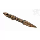 Faragott fa Mahakala phurba - 23 cm