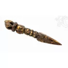 Faragott fa Mahakala phurba - 23 cm