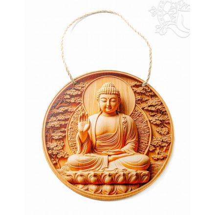 Áldó Buddha falidísz - 20 cm