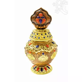 Tibeti Yang Bumpa (váza) felajánlási edény - 20 cm