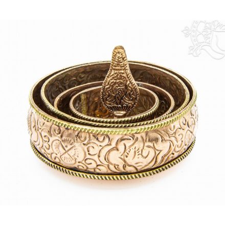 5 részes mandala felajánló tálkészlet - 10 cm