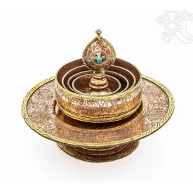 Talpas mandala felajánló tál - 14 cm