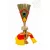 Prémium réz bumpa pávatollal – 38 cm