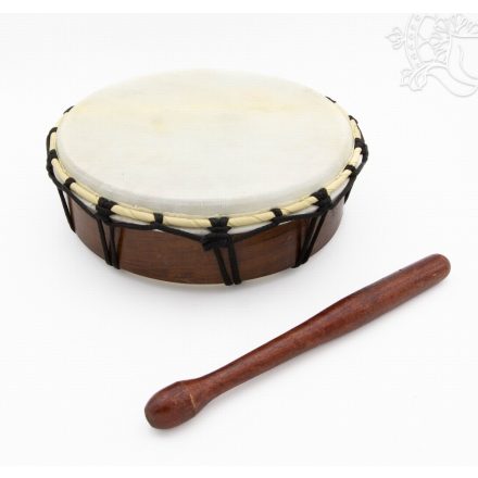 Sámándob ütővel, natúr - 25 cm