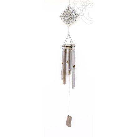 Lótusz mandala bambusz szélcsengő – 106 cm