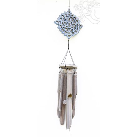 Lótusz mandala bambusz szélcsengő – 106 cm