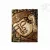 Buddha fej, fa faragott fali kép – 25 x30 cm