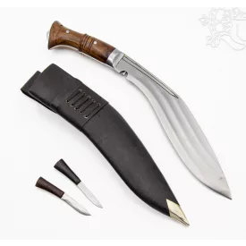 Khukuri, tora pengéjű nepáli kés – 48 cm
