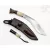 Khukuri, bivalycsont nyelű prémium nepáli kés – 46 cm