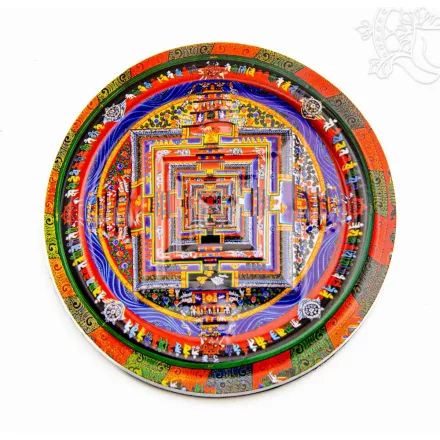Buddha Mandala vastag, domború mágnes