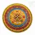Mandala dupla vadzsra és 8 szerencsejellel falidísz – 39,5 cm
