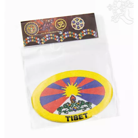 Vasalható hímzett minta – Tibeti zászló