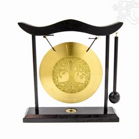 Életfás gong állvánnyal – 12 cm