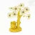 Nevető Buddha szobor virágzó fával - 20 cm