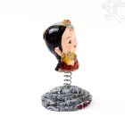 Tibeti népviseletű autós figura – 7 cm