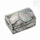 Pávakagyló ékszertartó doboz – 7 cm