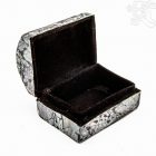 Pávakagyló ékszertartó doboz – 7 cm