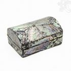 Pávakagyló ékszertartó doboz – 10 cm