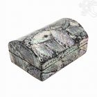 Pávakagyló ékszertartó doboz – 13 cm