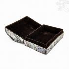 Pávakagyló ékszertartó doboz – 13 cm