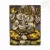 Fából faragott fali kép, Ganesha – 39 cm