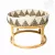 Rattan tálcás kínálóasztal – 40 cm