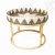 Rattan tálcás kínálóasztal – 50 cm