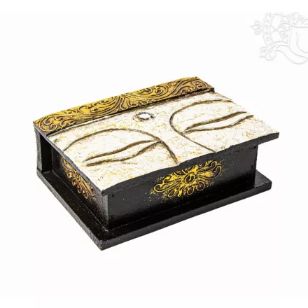 Fa doboz Buddha szemmel – 15 cm