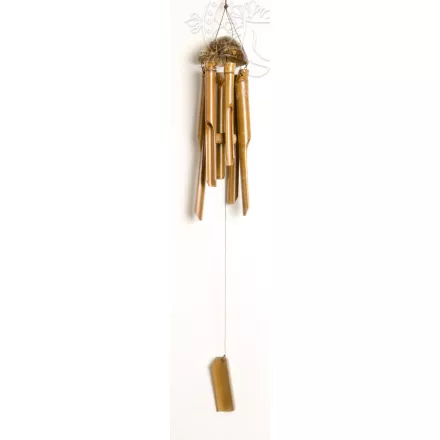 Bambusz szélcsengő, antik - 80 cm