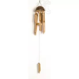 Bambusz szélcsengő, antik - 75 cm