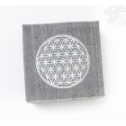 Szövet borítású ékszertartó doboz - élet virága