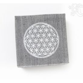 Szövet borítású ékszertartó doboz - élet virága