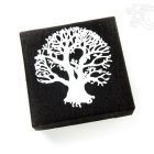 Szövet borítású ékszertartó doboz - életfa