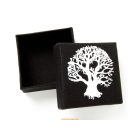 Szövet borítású ékszertartó doboz - életfa