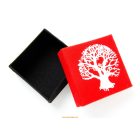 Szövet borítású ékszertartó doboz - életfa