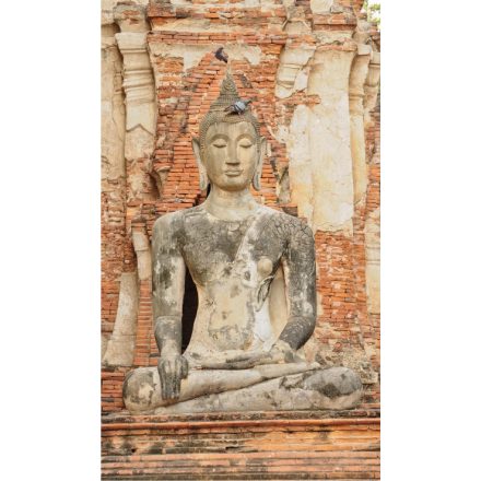Antik Buddha kép, falmatrica