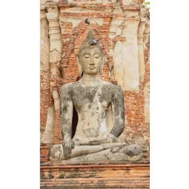 Antik Buddha vászonkép