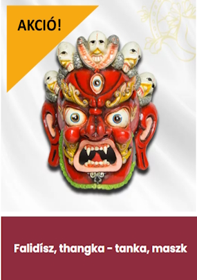 Fali dísz, maszk, thangka