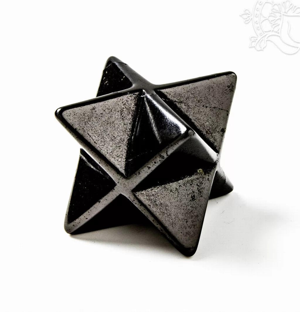 Egyszerű egy darab shungit merkaba kő